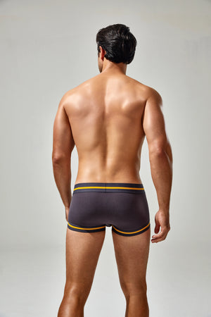 Men's Cotton Boxer Briefs , Breathable & Solid Colors - 4inme