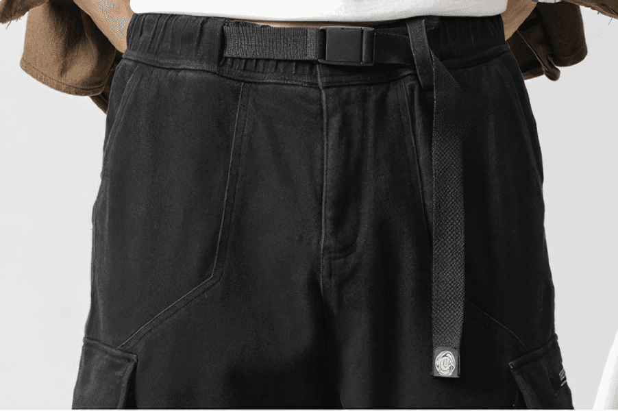 Men’s Cargo Pants – Loose Fit, Elastic Cuffs, Utility Style for Winter - 4inme