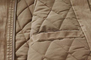 Winter Detroit Heavy Quilted Work Jacket for Men – Loose Fit, Cotton Lined - 4inme