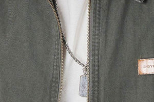 Winter Detroit Heavy Quilted Work Jacket for Men – Loose Fit, Cotton Lined - 4inme