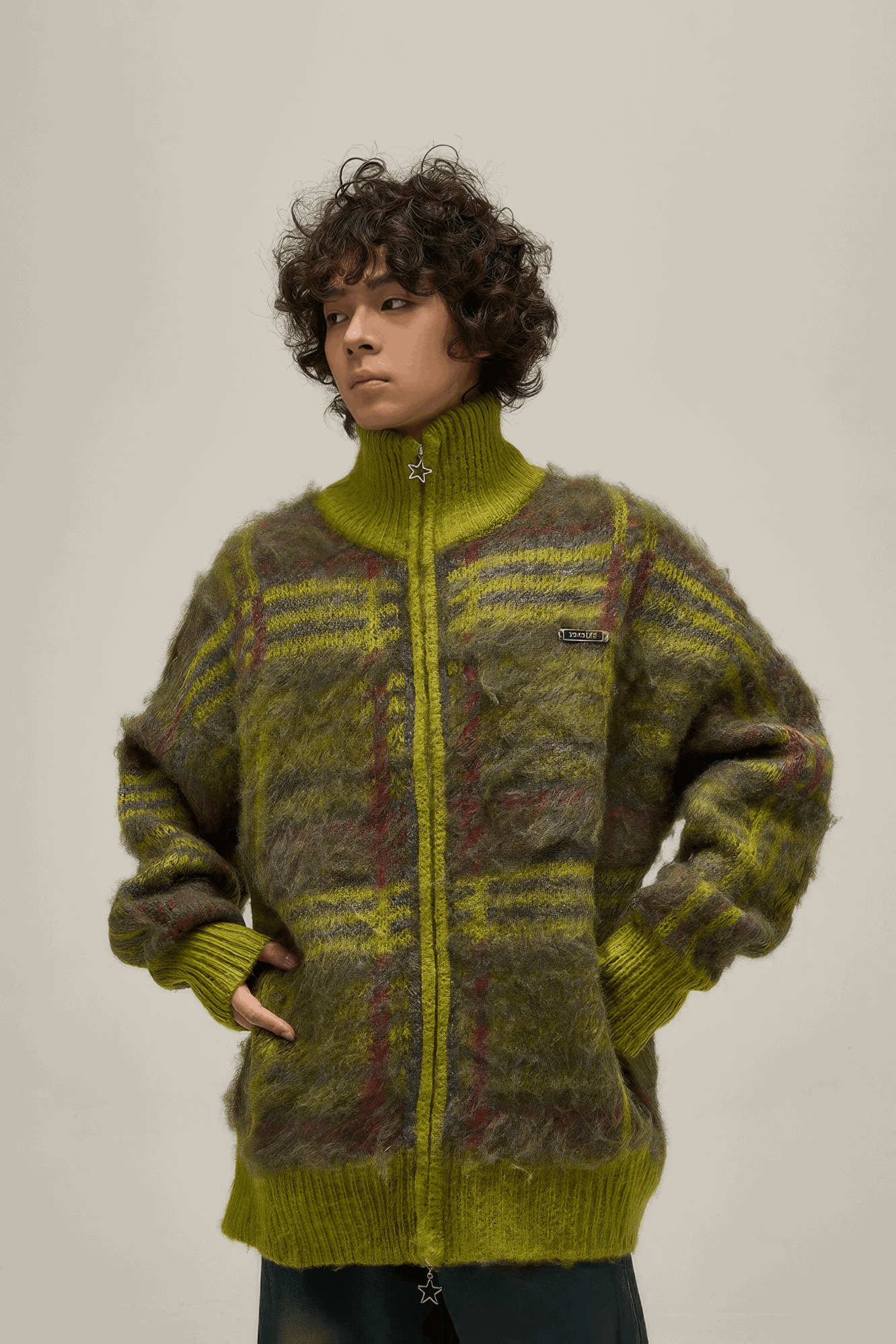 Winter Vintage American Knit Cardigan for Men – Loose & Relaxed - 4inme