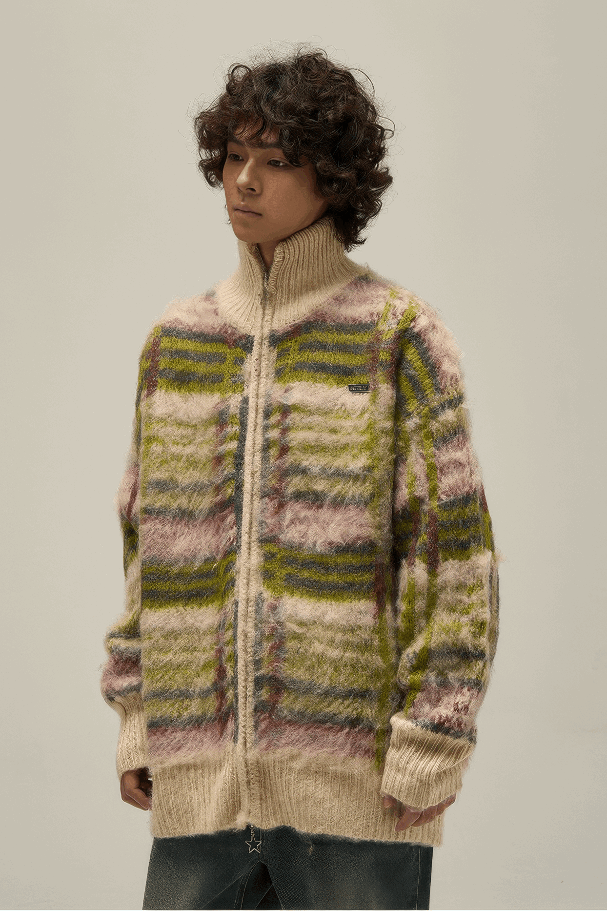 Winter Vintage American Knit Cardigan for Men – Loose & Relaxed - 4inme