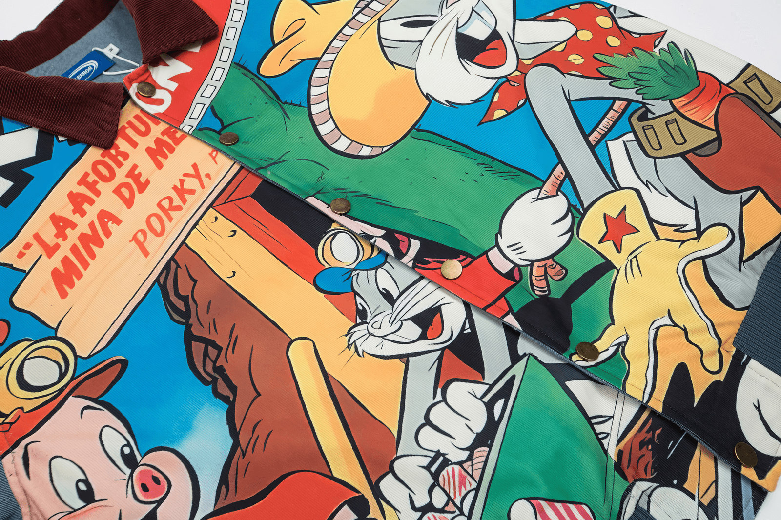 Winter Vintage American Pattern Loose Fit Cotton Jacket - 4inme