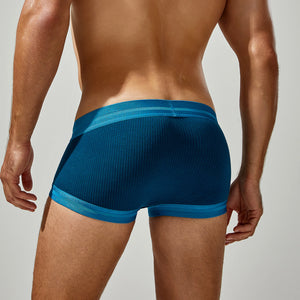 Men's Cotton Boxer Briefs , Breathable & Solid Colors - 4inme