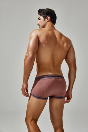 Men's Cotton Boxer Briefs , Breathable & Solid Colors - 4inme