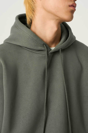 American Style Solid Color 350g Fleece Hoodie - 4inme