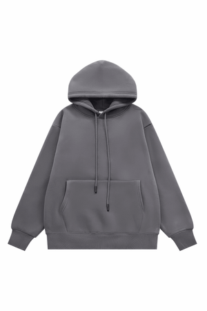 American Style Solid Color 350g Fleece Hoodie - 4inme