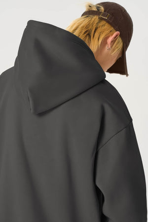 American Style Solid Color 350g Fleece Hoodie - 4inme