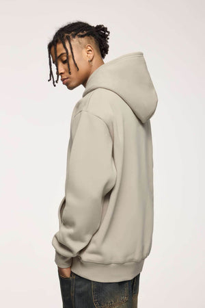 American Style Solid Color 350g Fleece Hoodie - 4inme