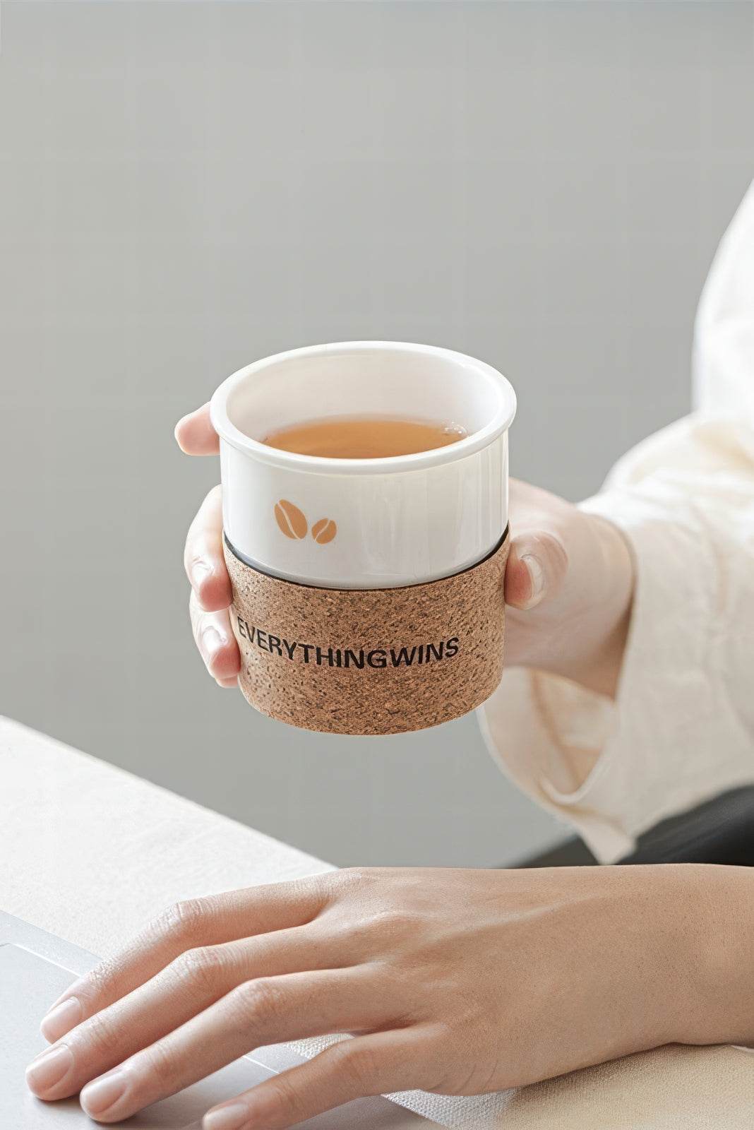 Ceramic Coffee Mug – Simple & Heat-Resistant - 4inme