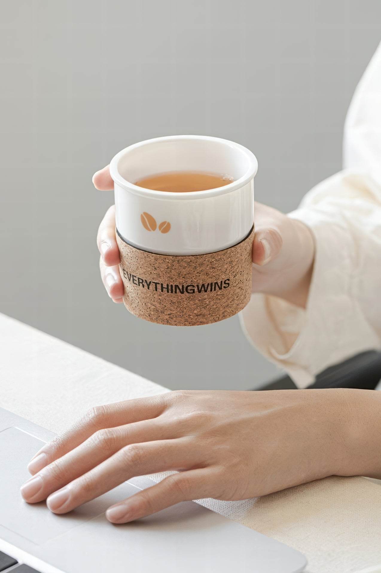 Ceramic Coffee Mug – Simple & Heat-Resistant - 4inme