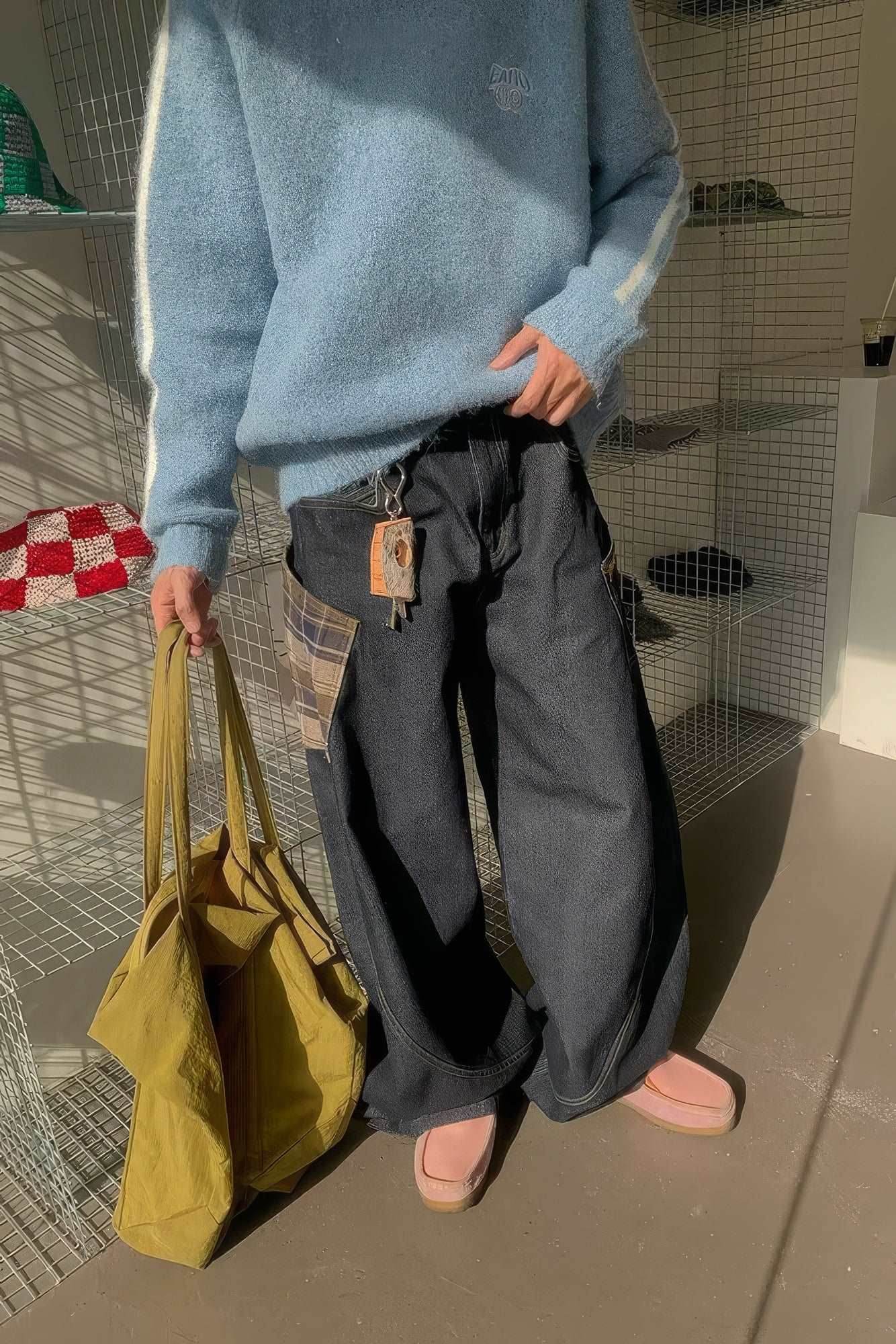 Crossover Stitch Denim - 4inme