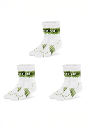 Elite Basketball Socks - High-Cut Terry Cushion Performance Crew Socks - 4inme