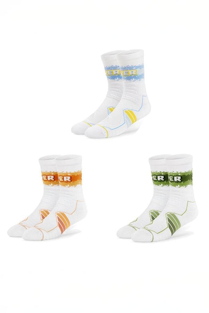 Elite Basketball Socks - High-Cut Terry Cushion Performance Crew Socks - 4inme