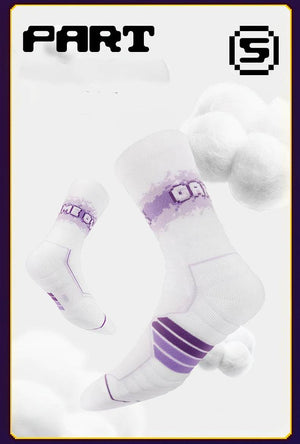 Elite Basketball Socks - High-Cut Terry Cushion Performance Crew Socks - 4inme