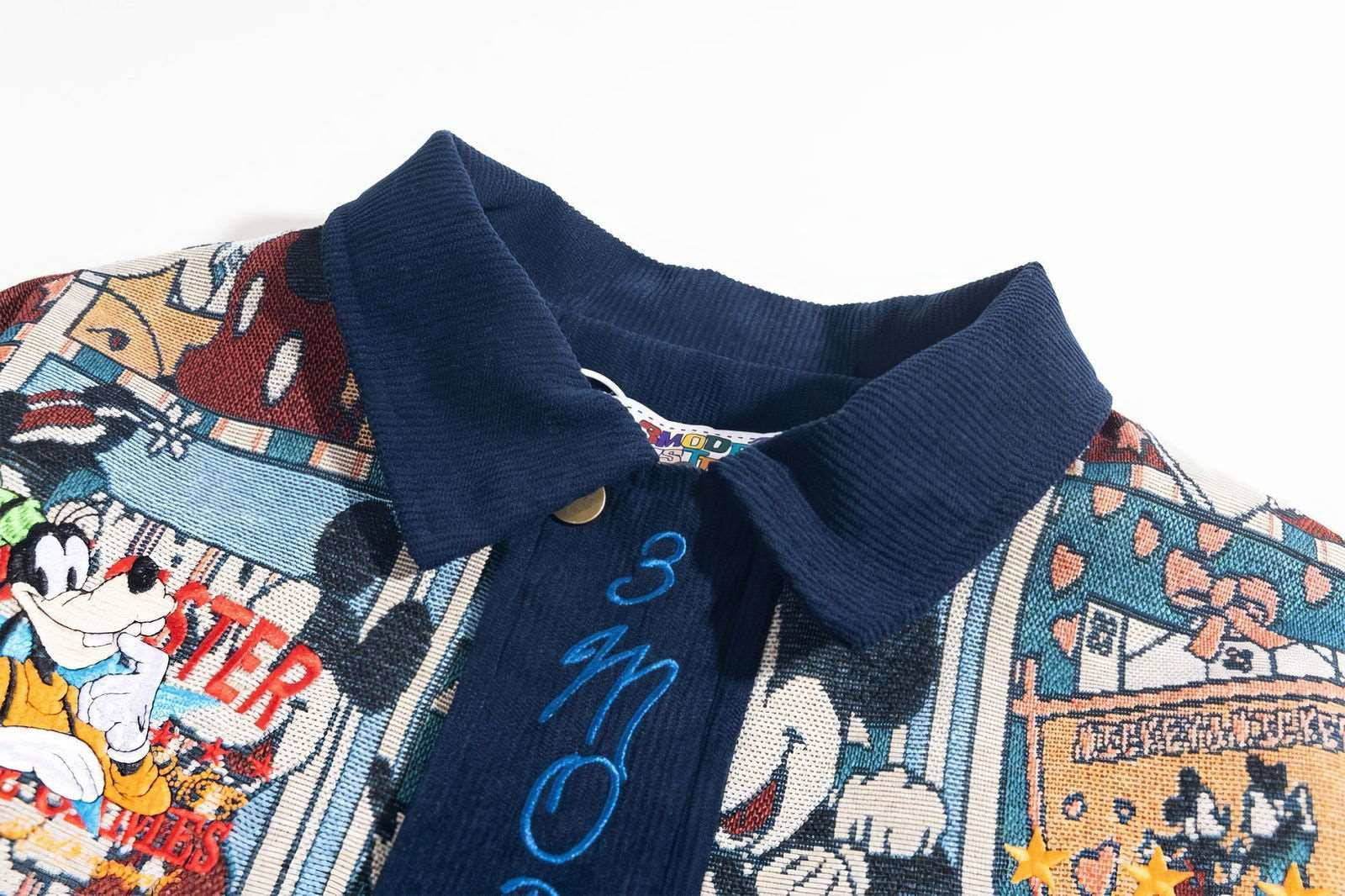 Embroidered Bomber Jacket – Retro Baseball Style - 4inme