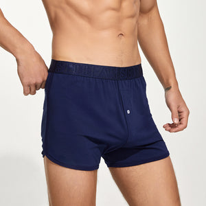 Men’s Cotton Boxer Shorts – Combed Cotton Lounge Underwear - 4inme