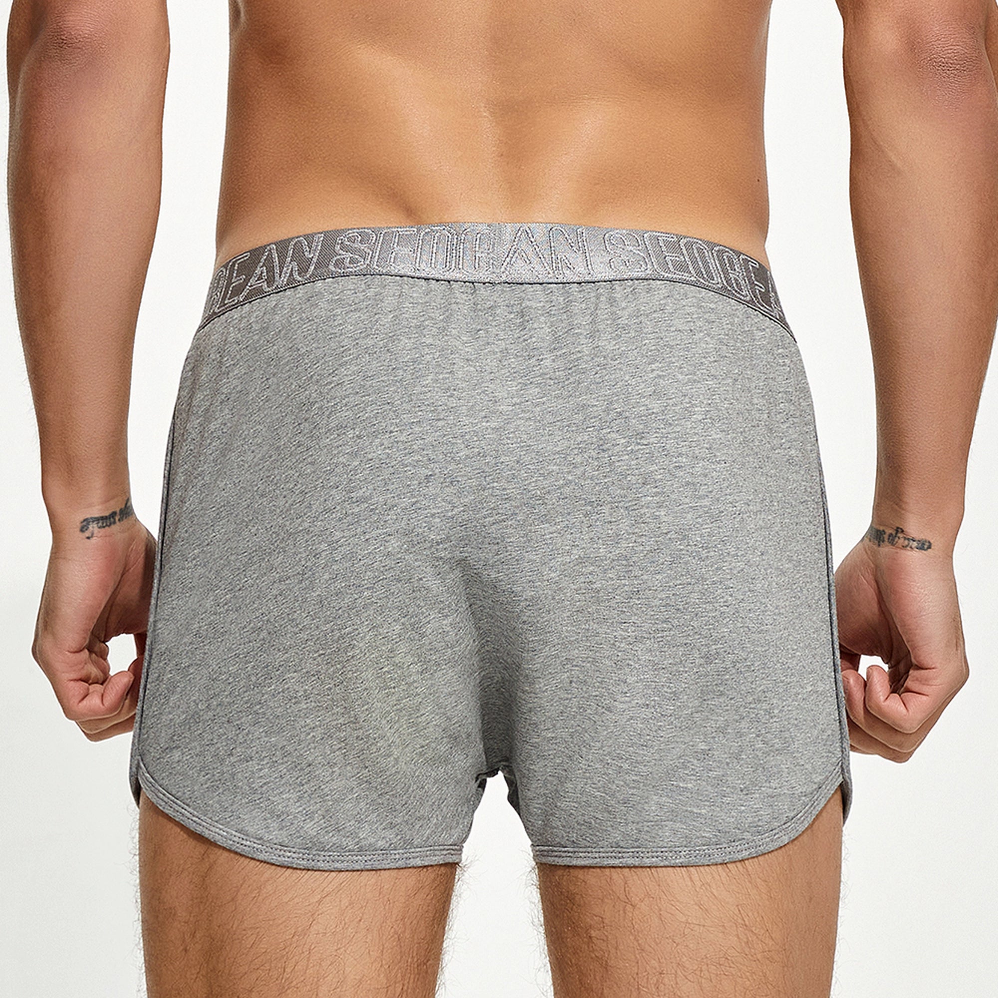 Men’s Cotton Boxer Shorts – Combed Cotton Lounge Underwear - 4inme