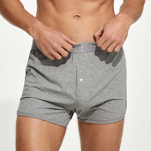 Men’s Cotton Boxer Shorts – Combed Cotton Lounge Underwear - 4inme