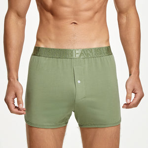 Men’s Cotton Boxer Shorts – Combed Cotton Lounge Underwear - 4inme