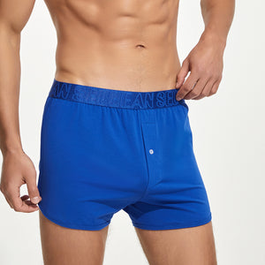 Men’s Cotton Boxer Shorts – Combed Cotton Lounge Underwear - 4inme