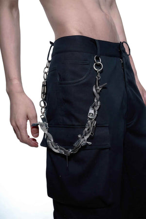 Heavy-Duty Multi-Wear Metal Mechanic Necklace - Futuristic Design - 4inme