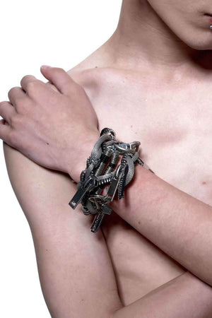 Heavy-Duty Multi-Wear Metal Mechanic Necklace - Futuristic Design - 4inme