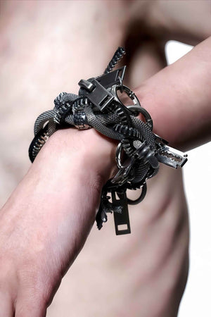 Heavy-Duty Multi-Wear Metal Mechanic Necklace - Futuristic Design - 4inme