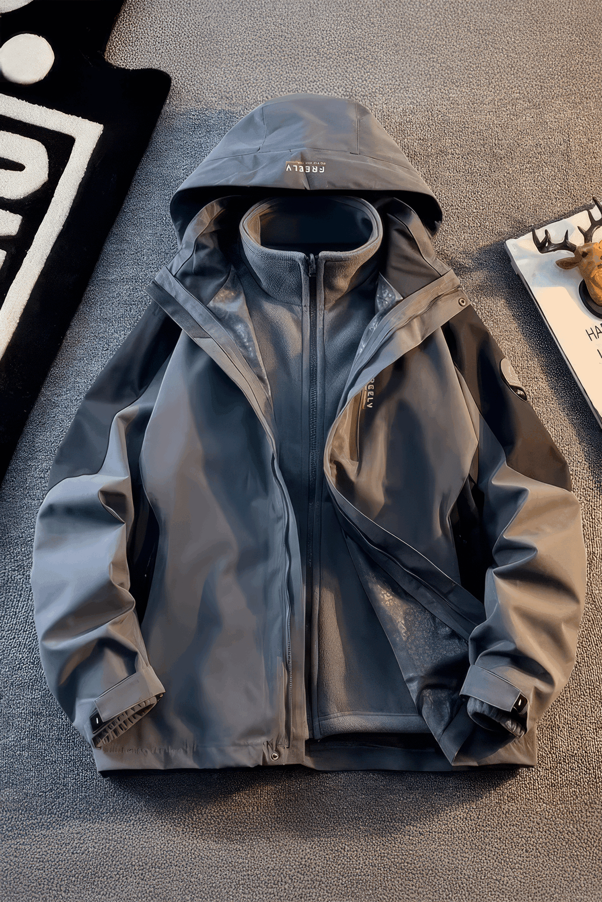 Heavy Duty 3-in-1 Winter Jacket – Hooded & Fleece Lined - 4inme