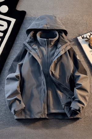 Heavy Duty 3-in-1 Winter Jacket – Hooded & Fleece Lined - 4inme