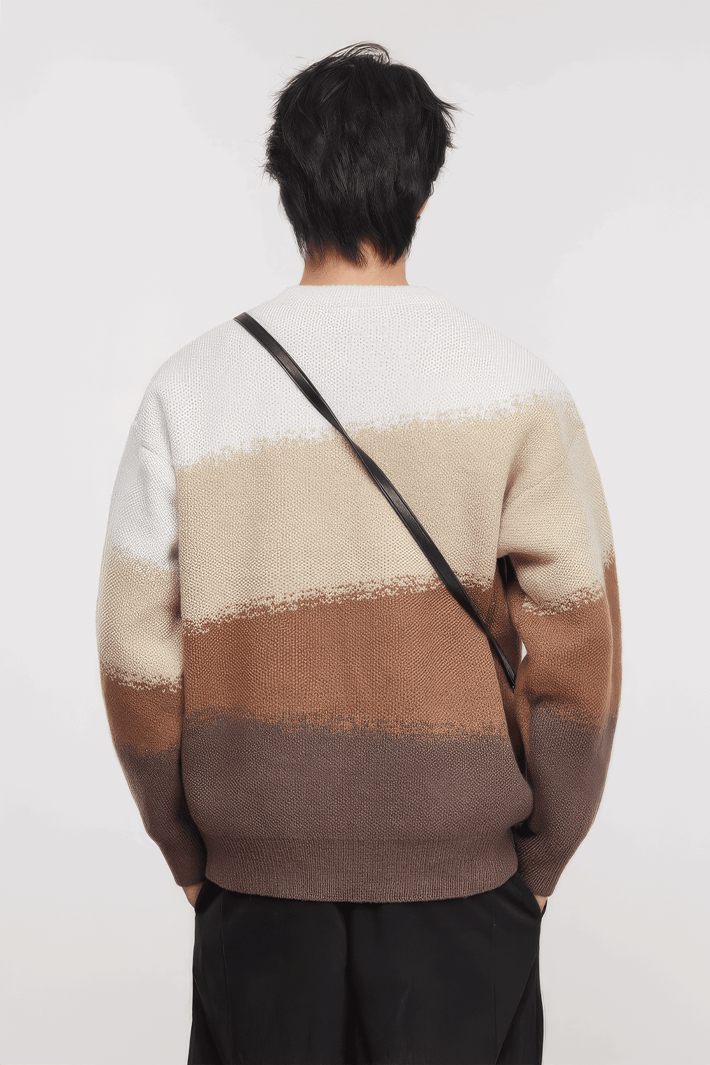 Heavy Knit Colorblock Sweater - 4inme