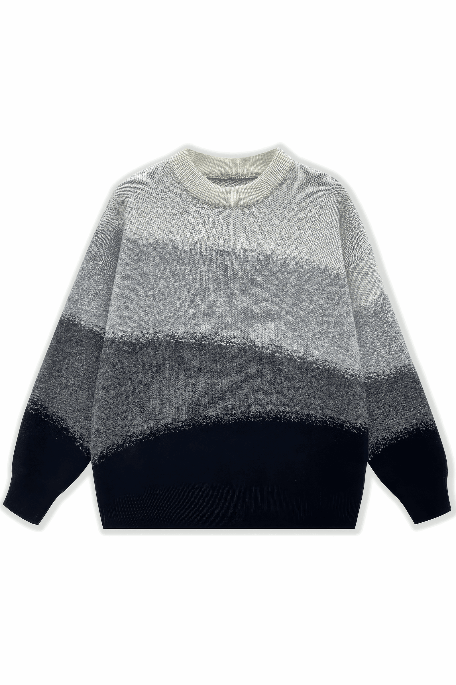 Heavy Knit Colorblock Sweater - 4inme