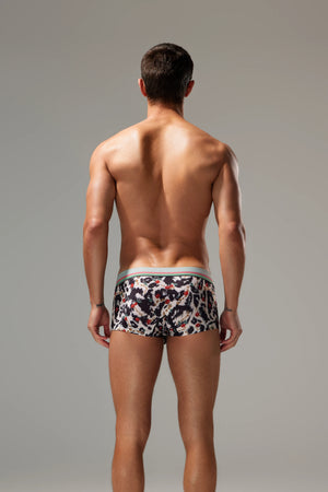 Men’s Cherry Oil Painting Print Boxer Shorts – Soft, Quick-Dry & Breathable - 4inme