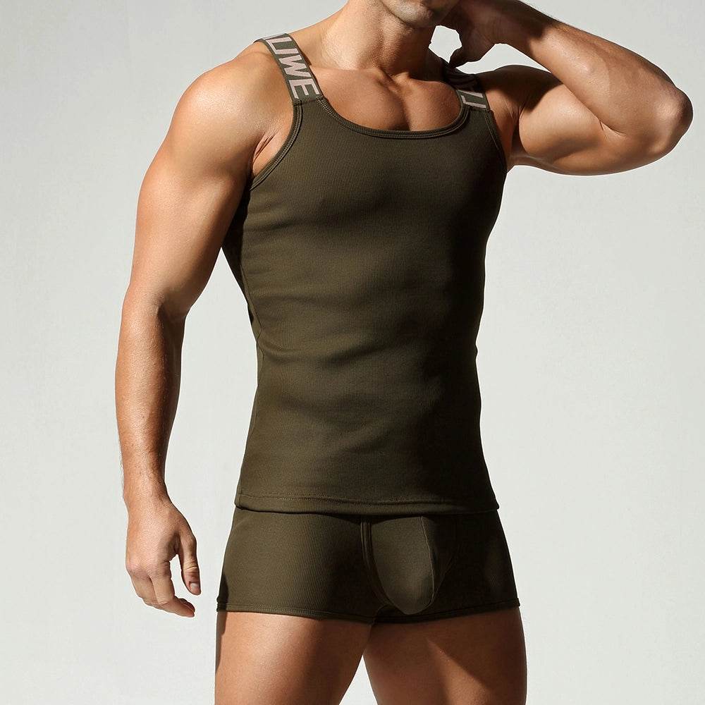 Workout Tank Top for Men – Stretch Fabric & Breathable Design - 4inme