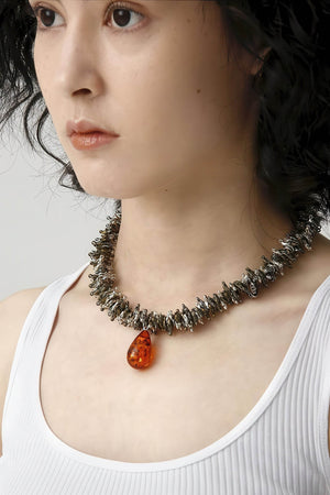 Amber Pendant Necklace - 4inme