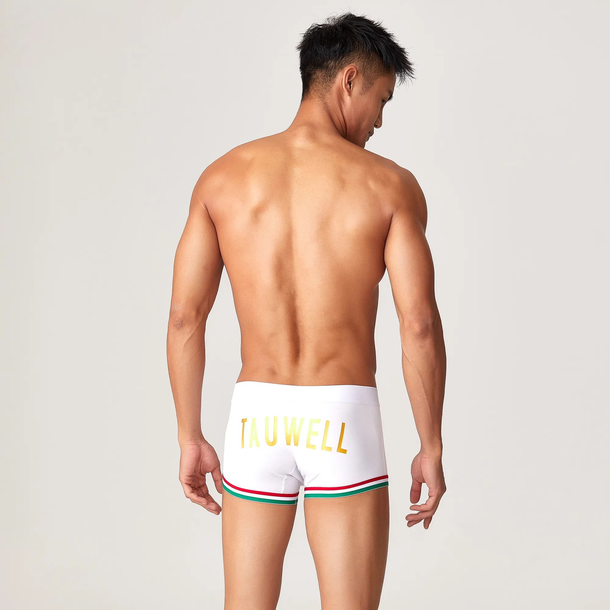 Men’s Cotton Boxer Briefs – Solid Color Streetwear Style - 4inme