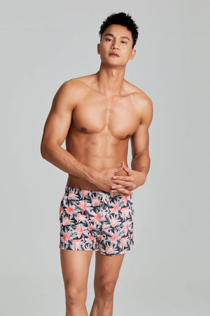 Men’s Printed Beach Shorts – Casual & Comfortable Sleepwear - 4inme