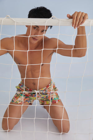 Men’s Printed Beach Shorts – Casual & Comfortable Sleepwear - 4inme