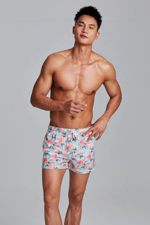 Men’s Printed Beach Shorts – Casual & Comfortable Sleepwear - 4inme