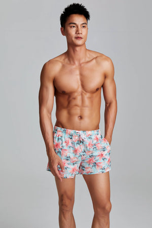 Men’s Printed Beach Shorts – Casual & Comfortable Sleepwear - 4inme