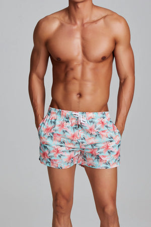 Men’s Printed Beach Shorts – Casual & Comfortable Sleepwear - 4inme