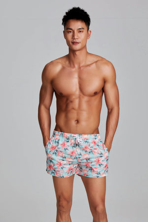 Men’s Printed Beach Shorts – Casual & Comfortable Sleepwear - 4inme
