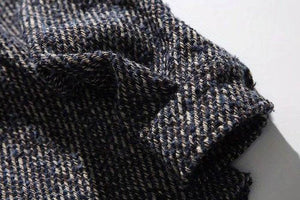 Loose Fit Wool Shirt Jacket for Men – Japanese Retro Style - 4inme