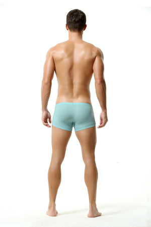 Men’s Breathable Solid Color Boxer Briefs - 4inme