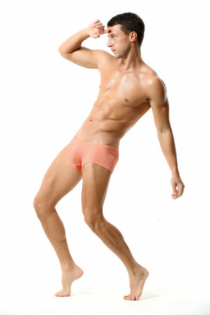 Men’s Breathable Solid Color Boxer Briefs - 4inme