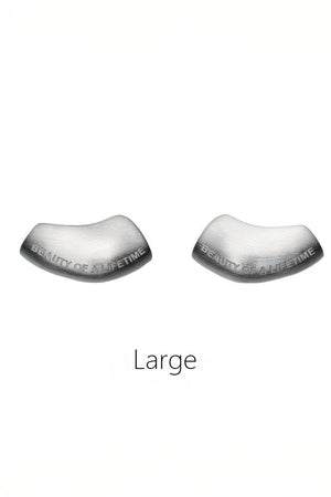 Modern Arc Earrings - Satin Finish Minimalist Jewelry,Unisex Style - 4inme