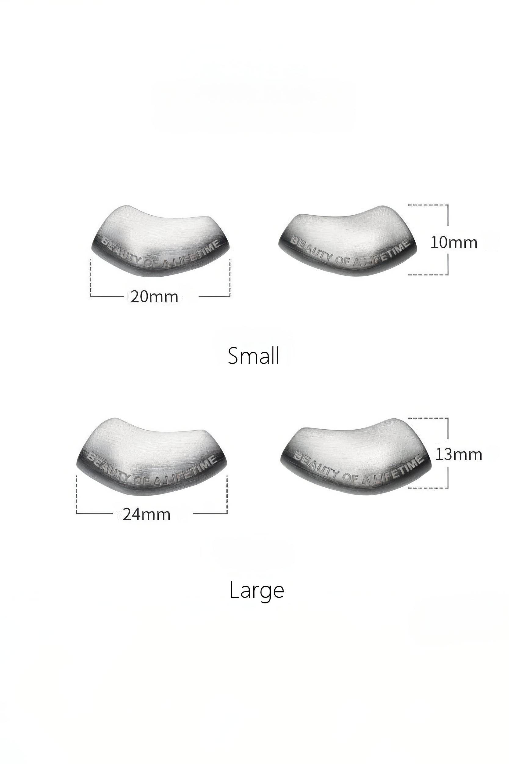 Modern Arc Earrings - Satin Finish Minimalist Jewelry,Unisex Style - 4inme