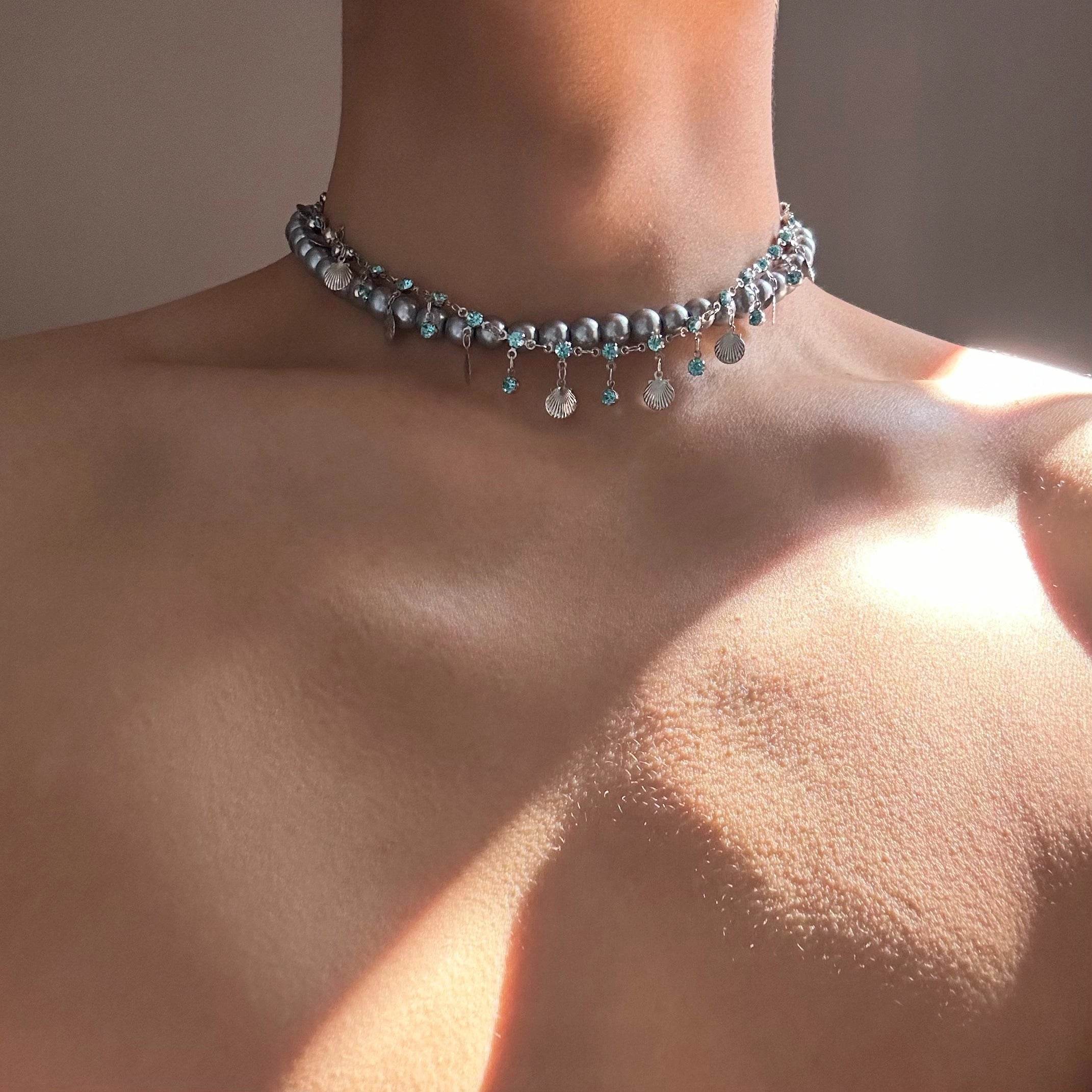 Ocean Wave Pendant Necklace - 4inme