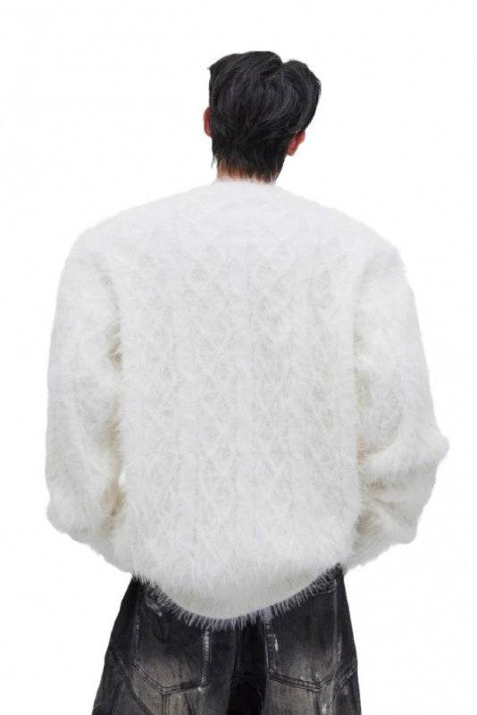 Oversized Solid Color Sweater – Cozy & Relaxed Knit Top - 4inme