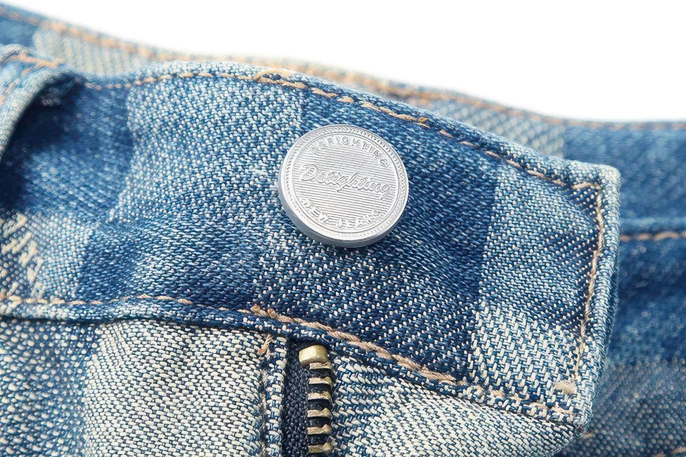 Plaid Patchwork Jeans - Oversized Wide-Leg Streetwear Pants - 4inme